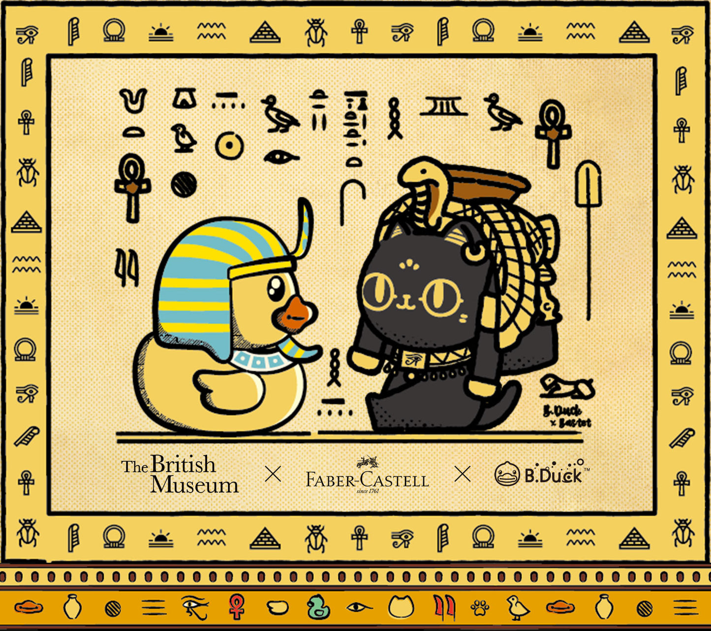ファーバーカステル × 大英博物館 × B.Duck 海外限定 ルーム万年筆