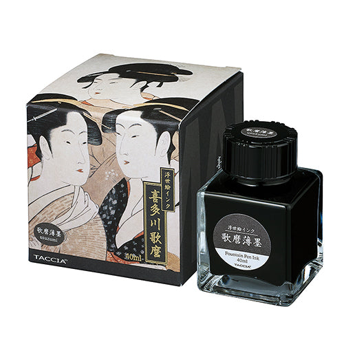 TACCIA タッチア インク 浮世絵インク/喜多川歌麿 歌麿薄墨(うすずみ) 40ml