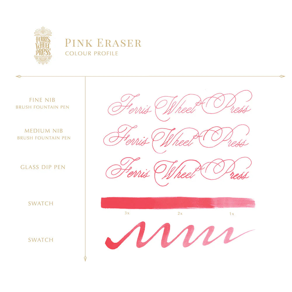 フェリスホイールプレス THE HIGH TEA Collection 38mlインク ピンク イレイサー