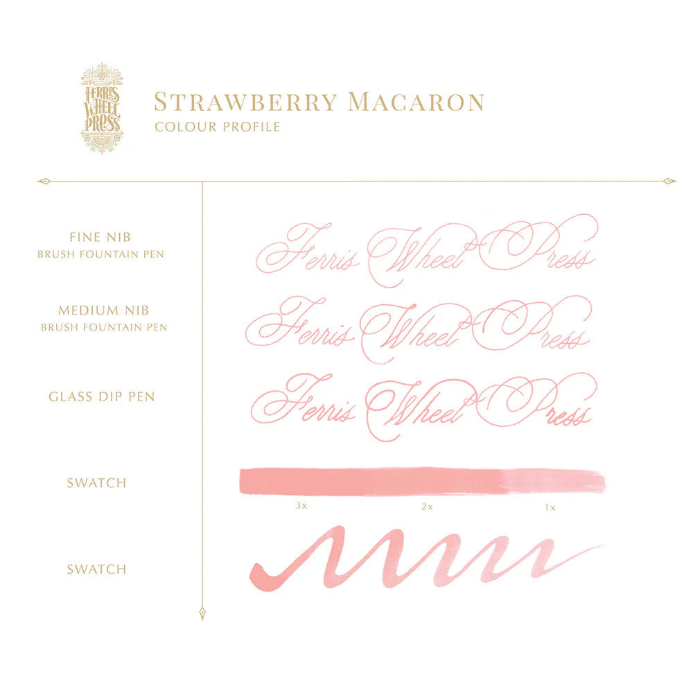 フェリスホイールプレス THE HIGH TEA Collection 38mlインク ストロベリー マカロン