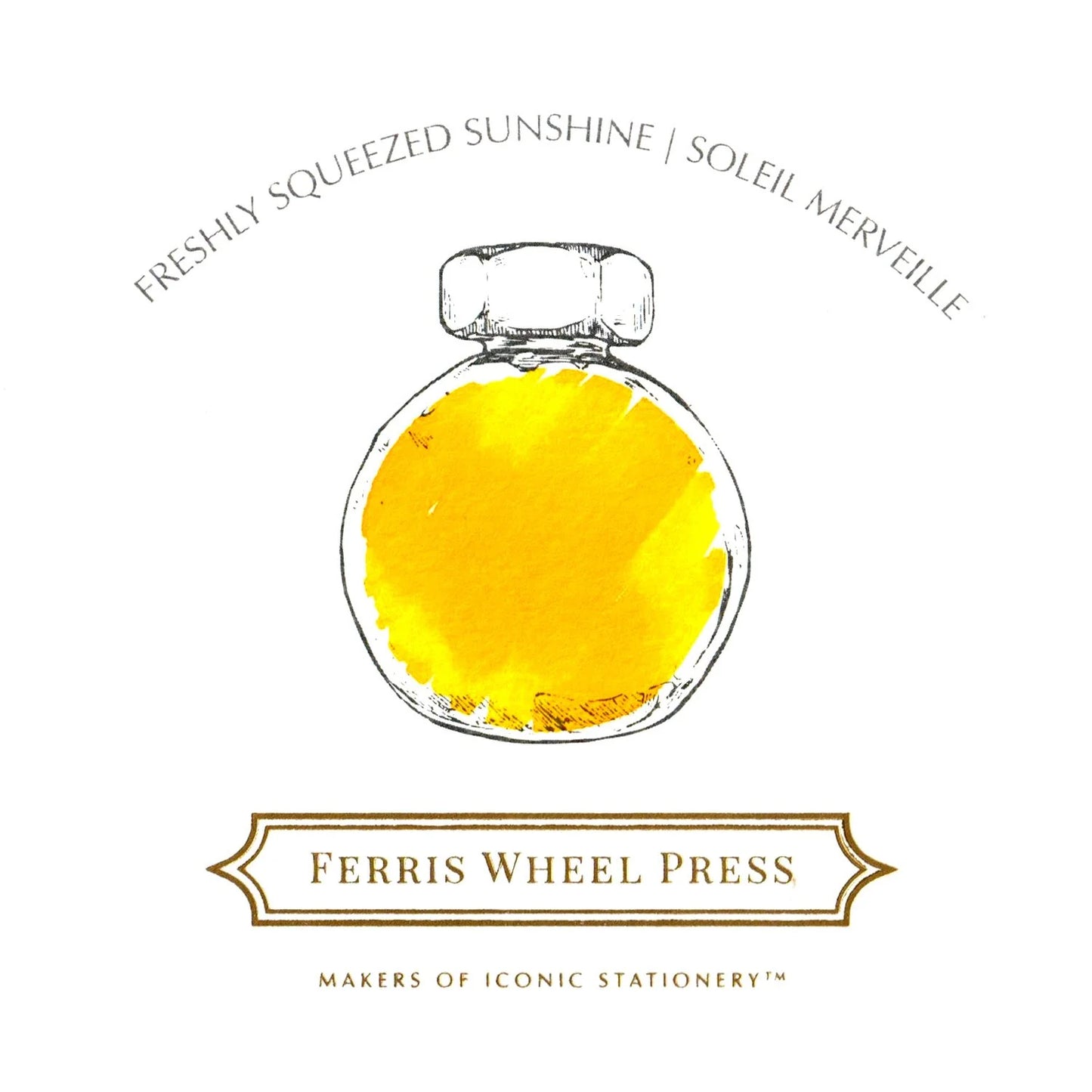 フェリスホイールプレス FRESHLY SQUEEZE Collection 38mlインク フレッシュリー スクィーズド サンシャイン