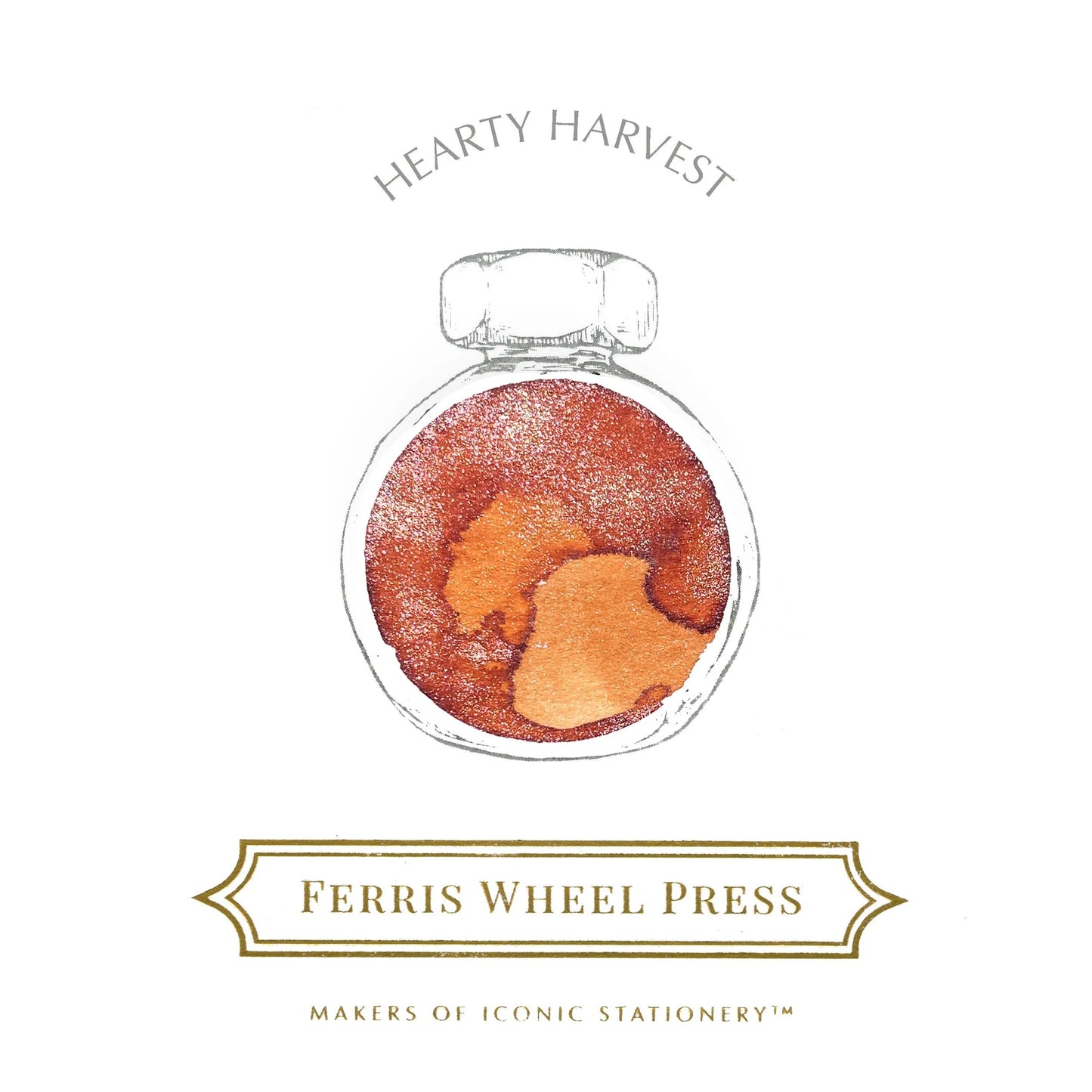 フェリスホイールプレス Frosted Carnival Collection 38mlインク ハーティー ハーベスト ラメ入