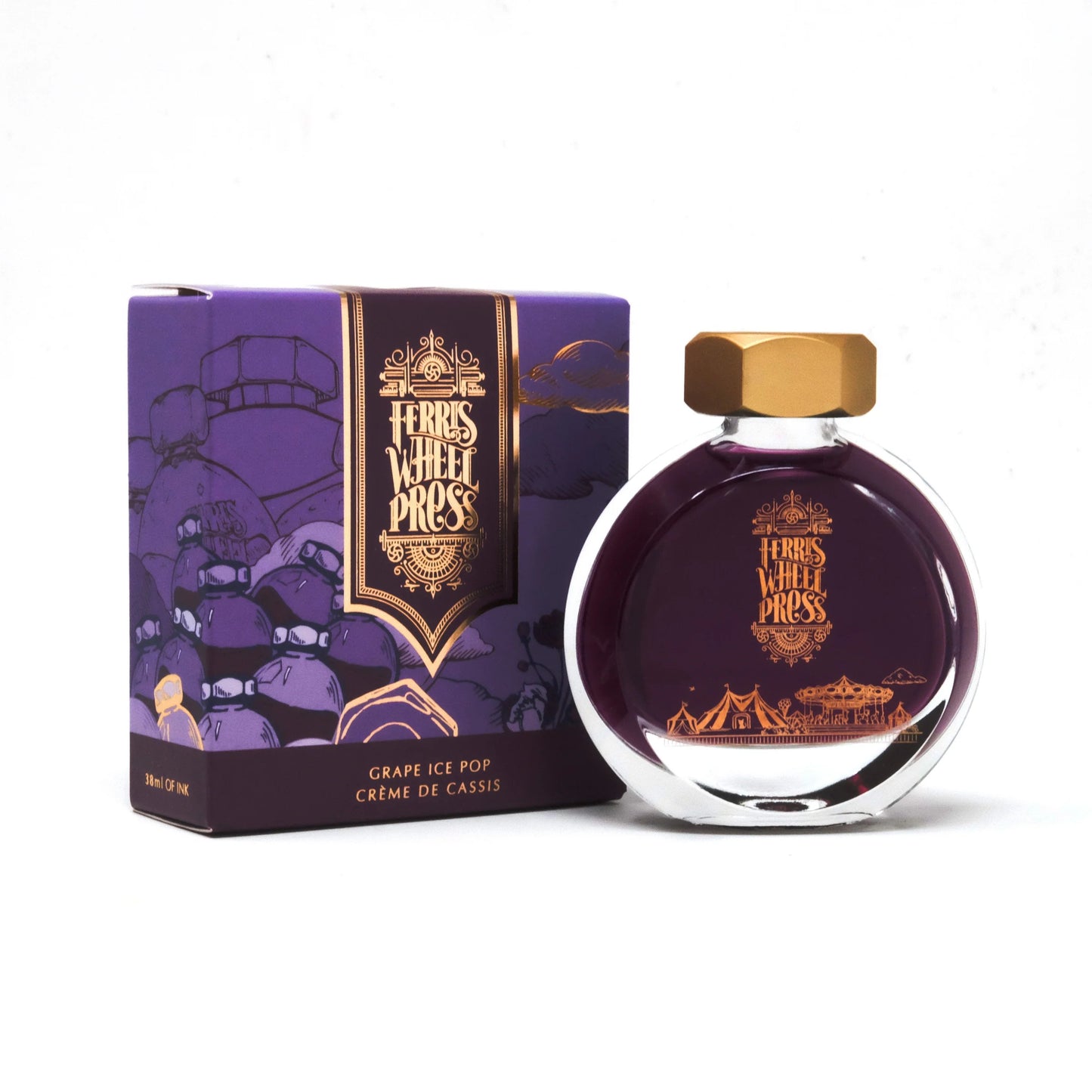 フェリスホイールプレス GOURMET SUMMER Collection 38mlインク グレープアイス ポップ