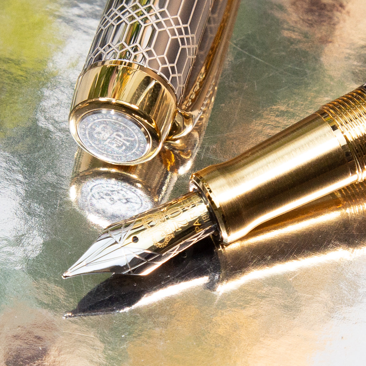 PARKER パーカー 限定品 万年筆 デュオフォールド クィーンズ プラチナジュビリー スペシャルエディション シルバーGT