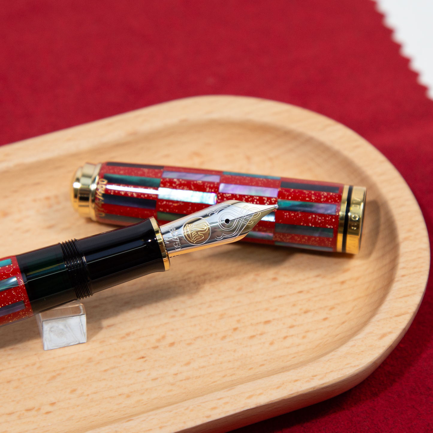 Pelikan ペリカン 限定品 螺鈿万年筆 M1000 市松