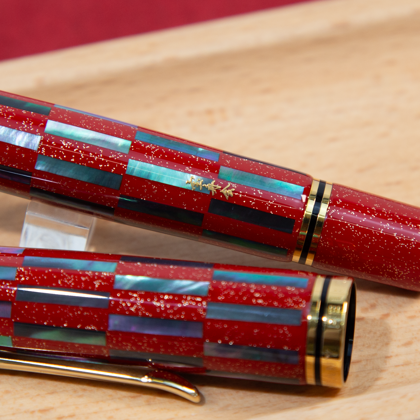 Pelikan ペリカン 限定品 螺鈿万年筆 M1000 市松