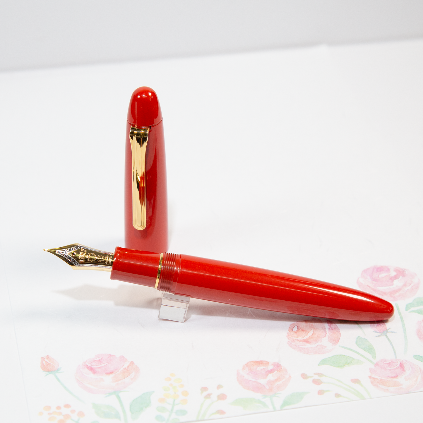 SAILOR セーラー 海外限定 KOP King of Pen 漆万年筆 赤 Vermillion Orange