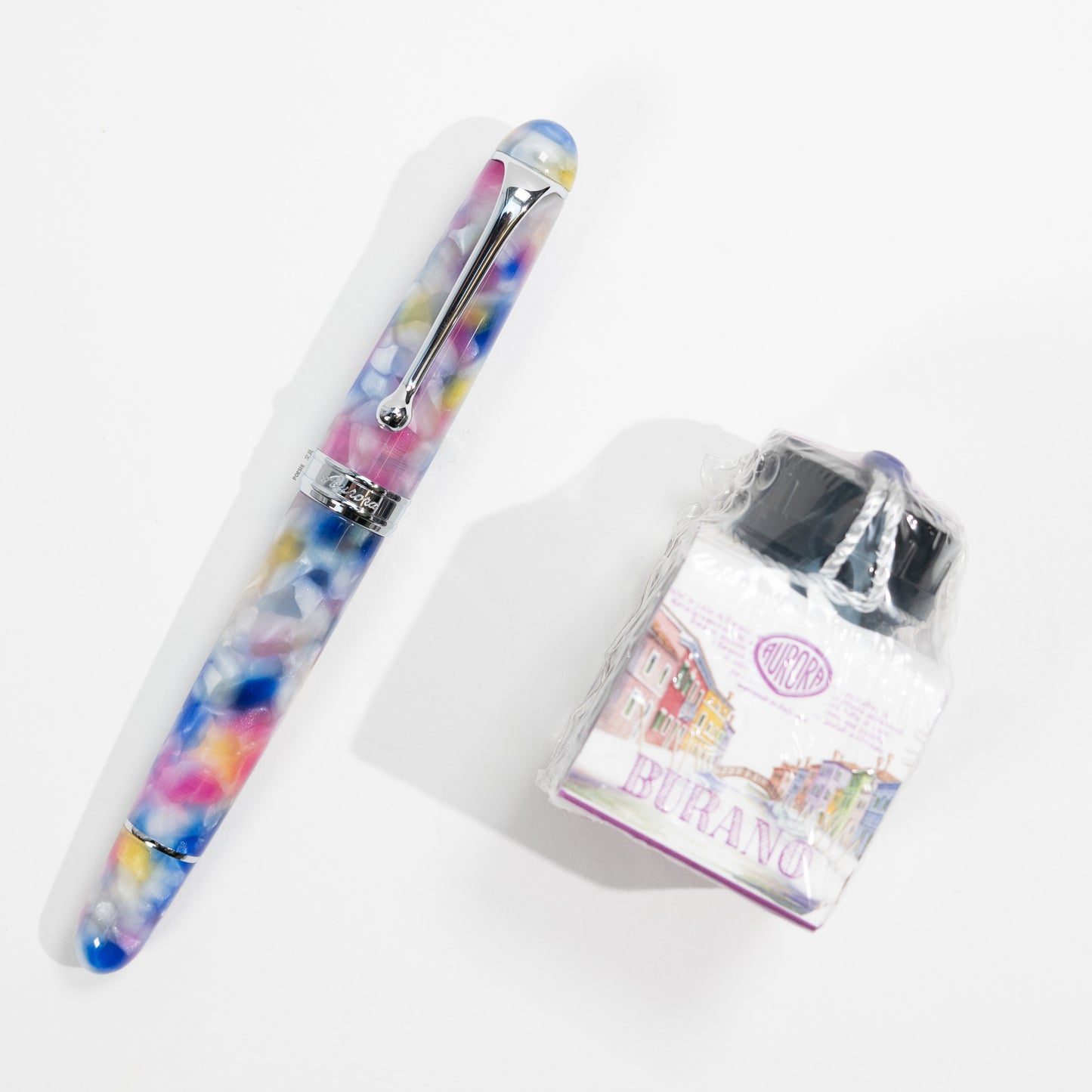 AURORA アウロラ 限定品 万年筆 イタリア神秘の旅 「ブラーノ」 888-VBU