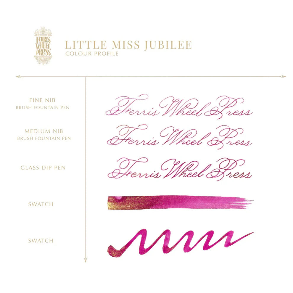 フェリスホイールプレス 2024 Honorary Edition 38mlインク リトル ミス ジュビリー ラメ入