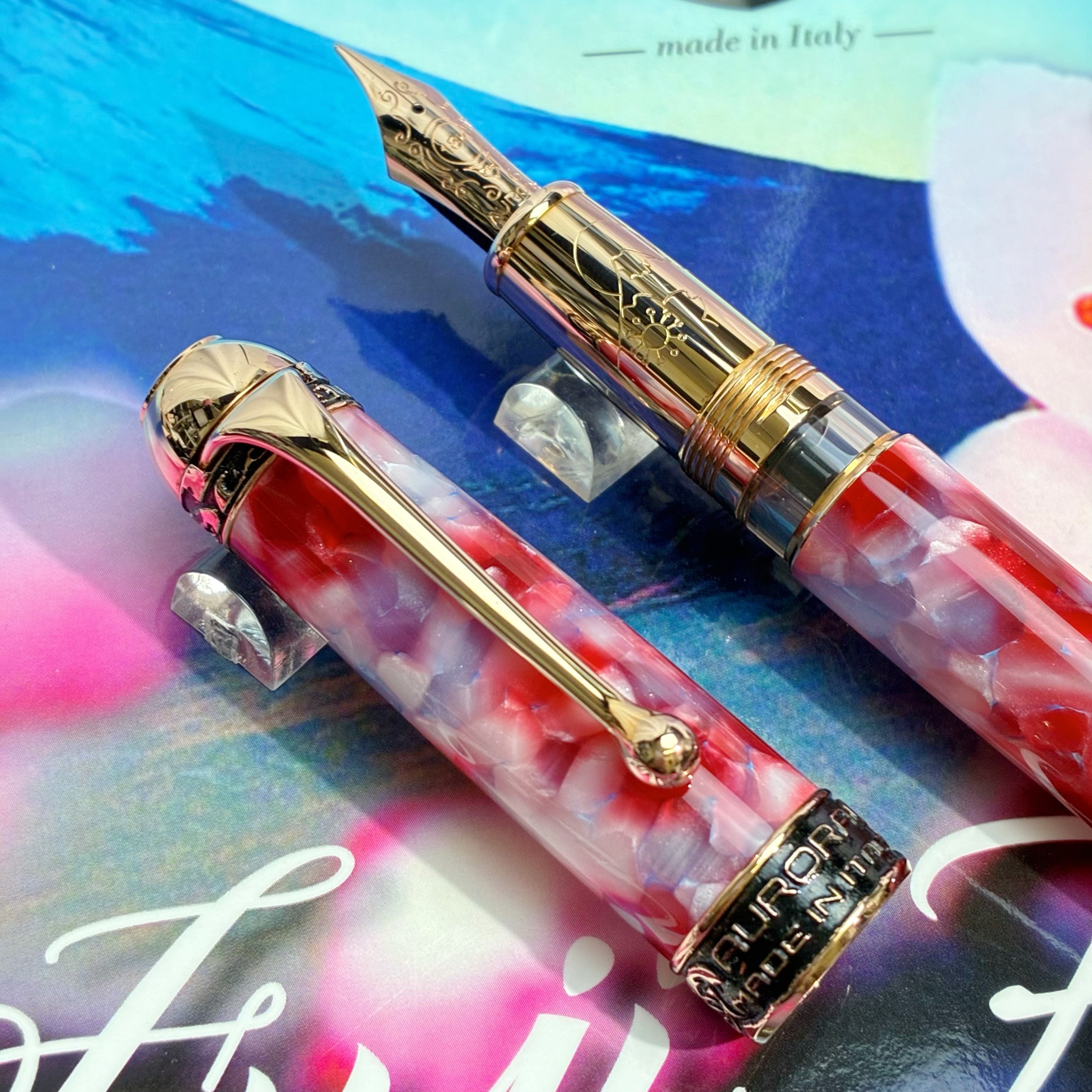 AURORA アウロラ 万年筆 限定388本 富士桜 Fuji Zakura 946-PSK