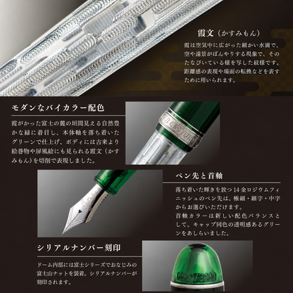 センチュリー 富士雲景 霞 万年筆
