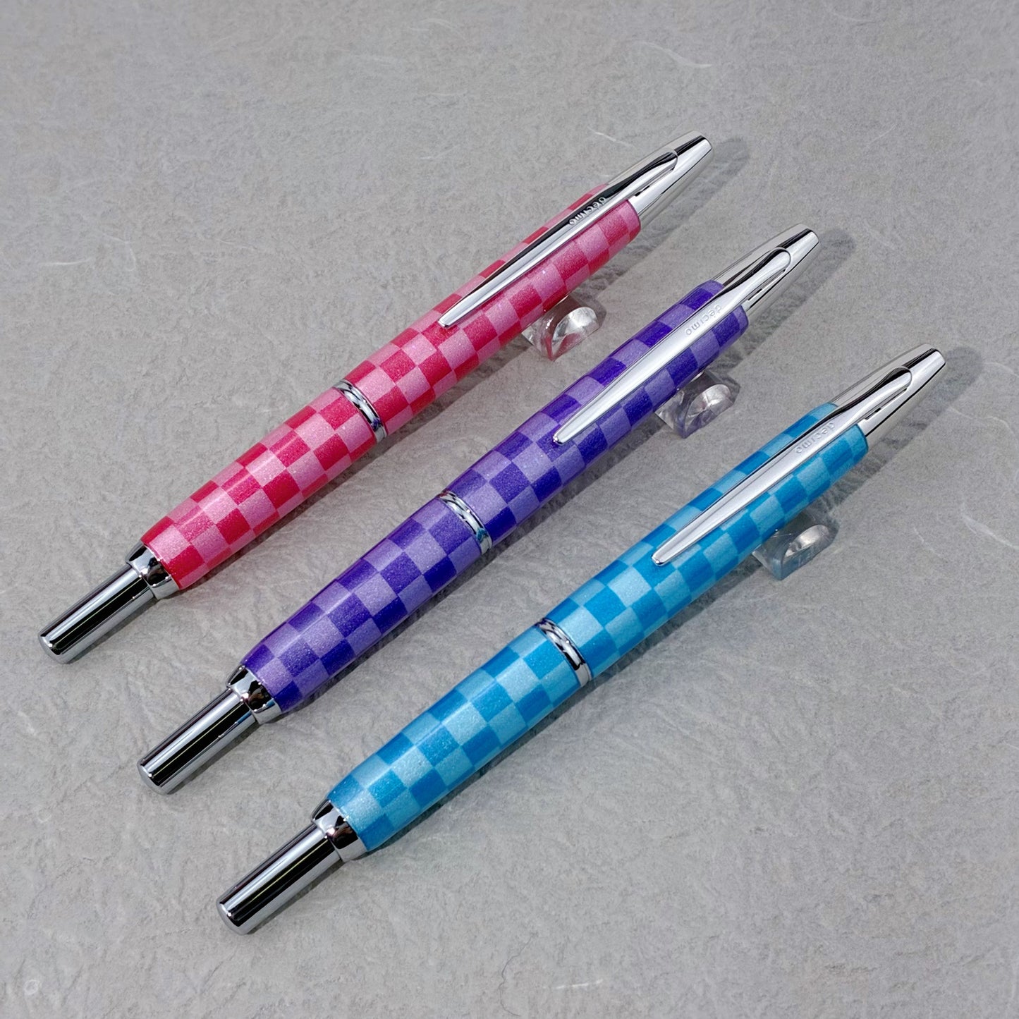 ひろじぃ くりすたるあーと万年筆 格子