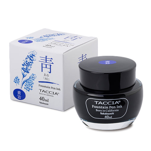 TACCIA　タッチア　インク　すなおいろ　青　40ml