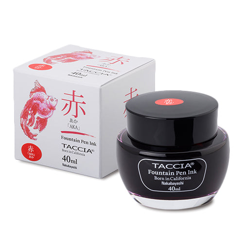 TACCIA　タッチア　インク　すなおいろ　赤　40ml