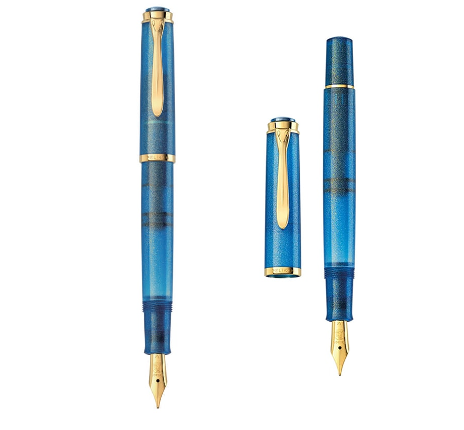 Pelikan　ペリカン　万年筆　クラシック　M200　ゴールデンラピス