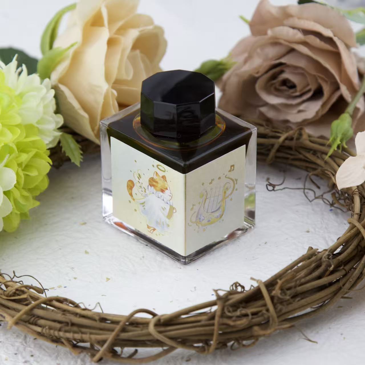 「天使の猫」＆「悪魔の猫」Poesieオリジナル ボトルインク 50ml　