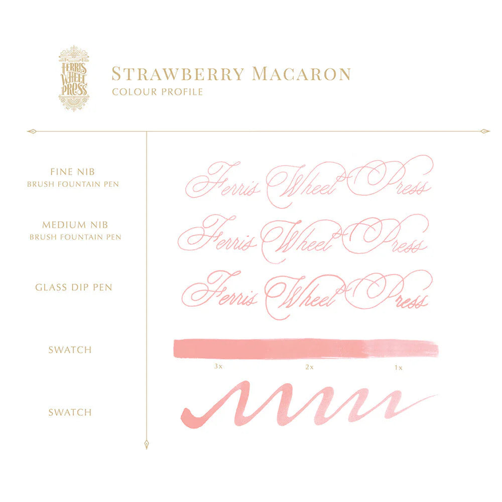 フェリスホイールプレス　THE HIGH TEA Collection　38mlインク　ストロベリー マカロン