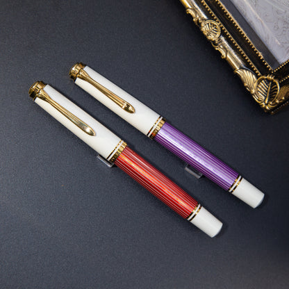 Pelikan　ペリカン　万年筆　特別生産品　スーベレーン600　イオレット/ホワイト　M600