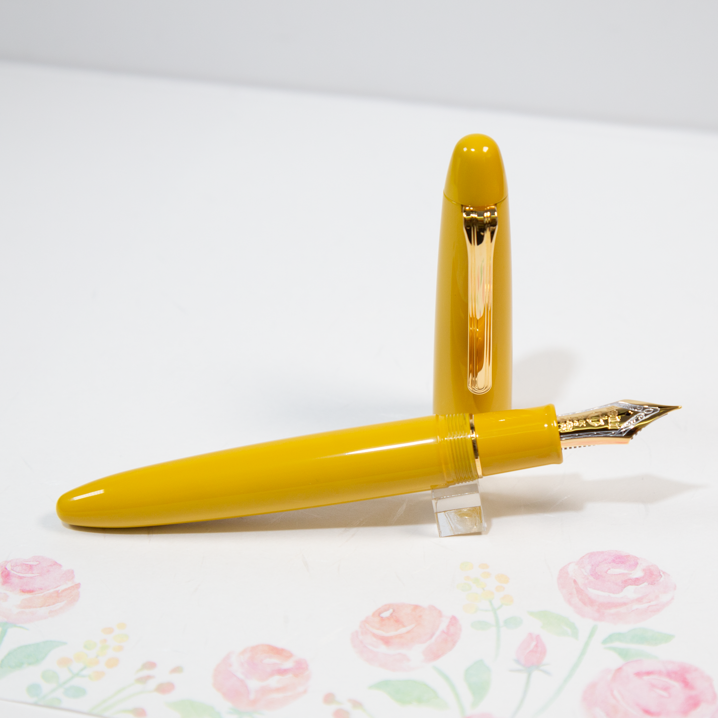 SAILOR　セーラー　海外限定　KOP　King of Pen 漆万年筆　黄色　Yellow