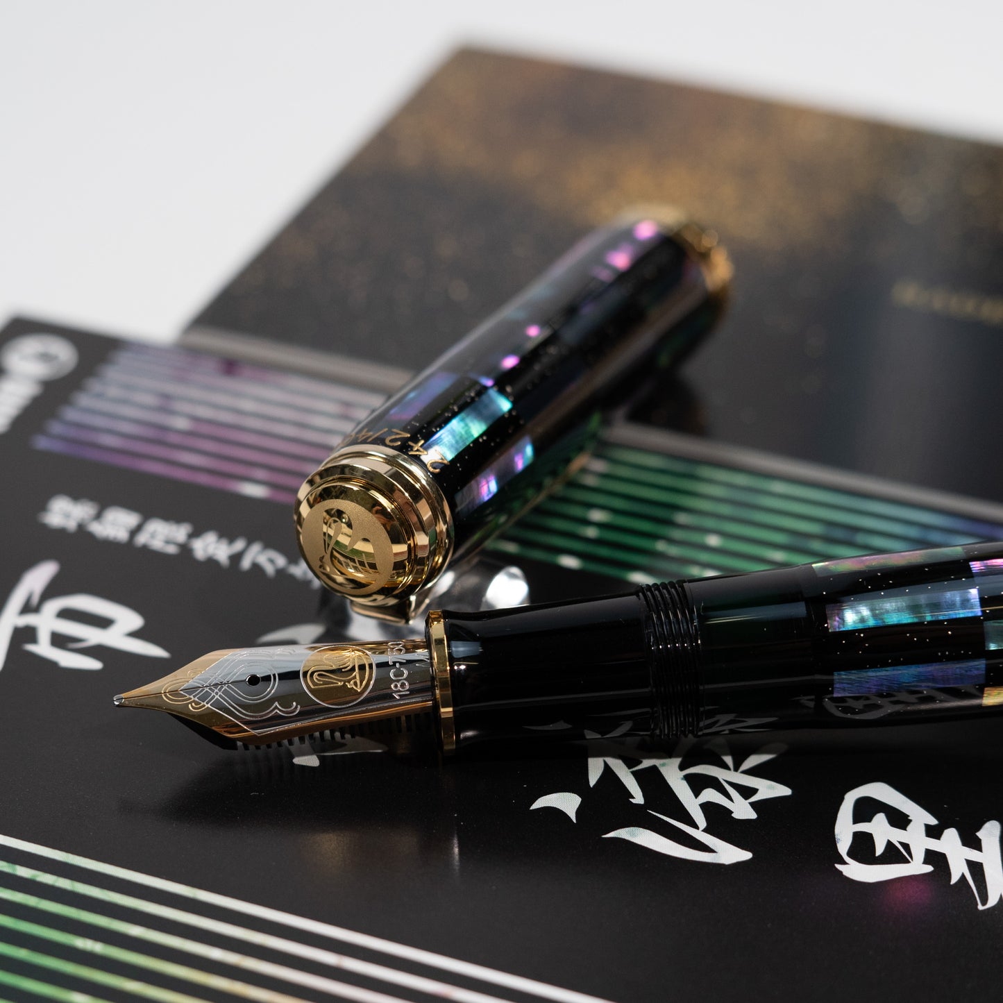 PELIKAN　ペリカン　万年筆　M1000　市松　漆黒