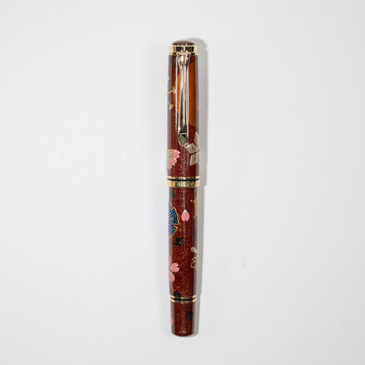 Pelikan（ペリカン）限定 蒔絵万年筆 M1000「雪月花」