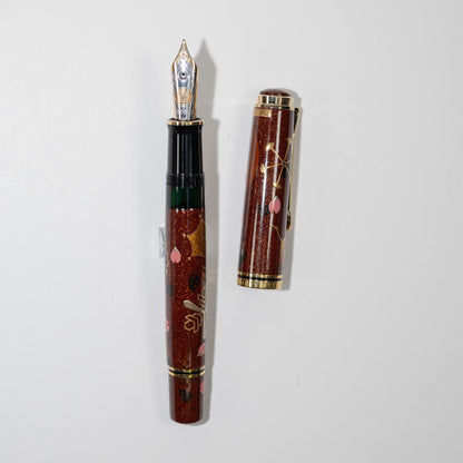 Pelikan（ペリカン）限定 蒔絵万年筆 M1000「雪月花」