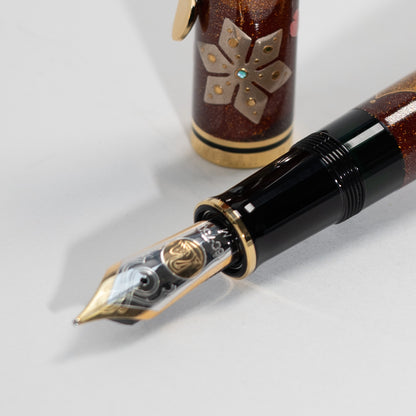 Pelikan（ペリカン）限定 蒔絵万年筆 M1000「雪月花」