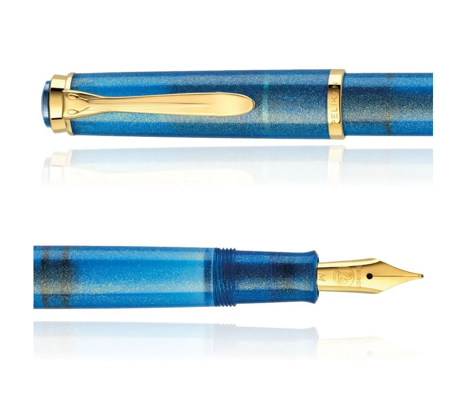 Pelikan ペリカン 万年筆 クラシック M200 ゴールデンラピス – Poesie文具 Pelikan ペリカン 万年筆 クラシック M200 ゴールデンラピス – Poesie文具